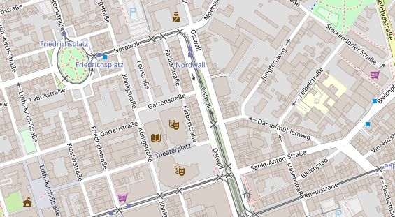 Physiotherapie auf Satellitenbild