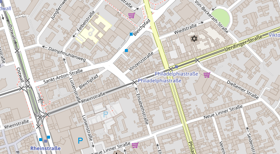 Physiotherapie auf Satellitenbild