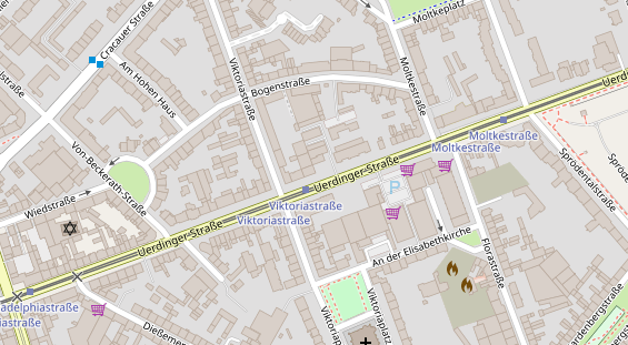 Physiotherapie auf Satellitenbild