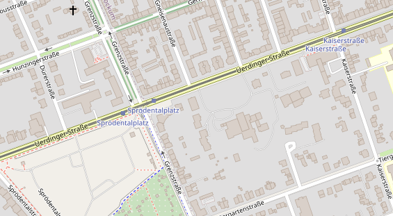 Physiotherapie auf Satellitenbild