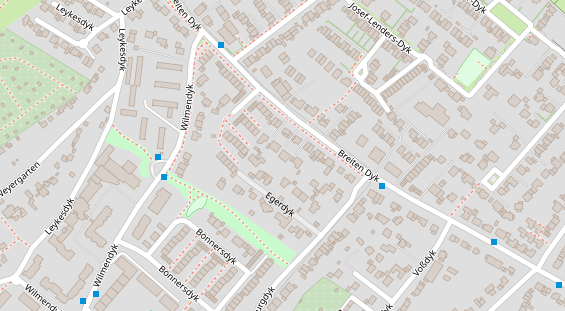 Physiotherapie auf Satellitenbild