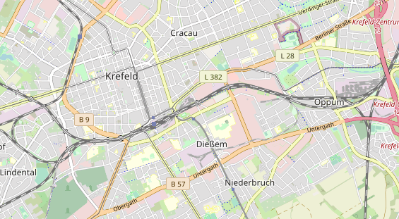 physical therapy on map