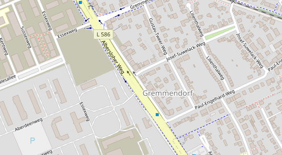 Physiotherapie auf Satellitenbild