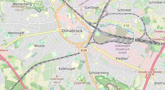 physical therapy on map