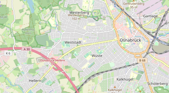 physical therapy on map