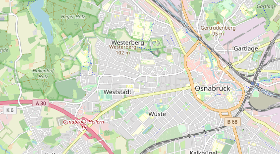 physical therapy on map