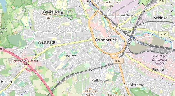 physical therapy on map