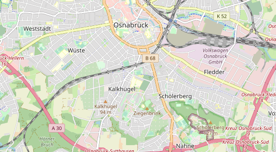 physical therapy on map