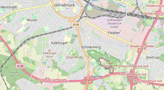 physical therapy on map