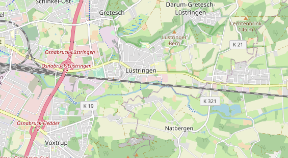 physical therapy on map