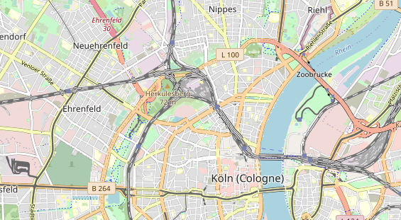 physical therapy on map