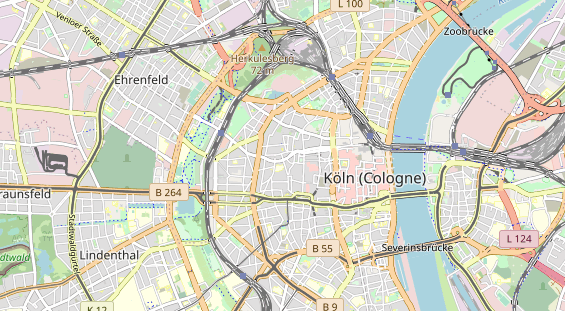 physical therapy on map