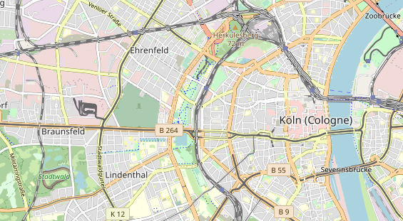 physical therapy on map