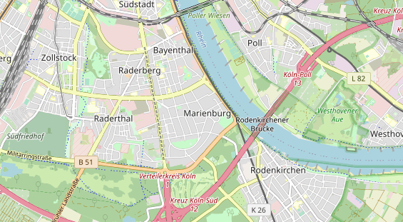 physical therapy on map