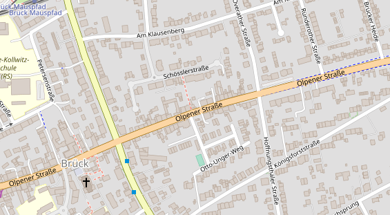 Physiotherapie auf Satellitenbild