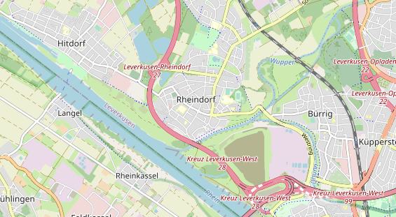 physical therapy on map