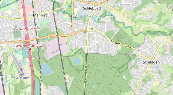 physical therapy on map