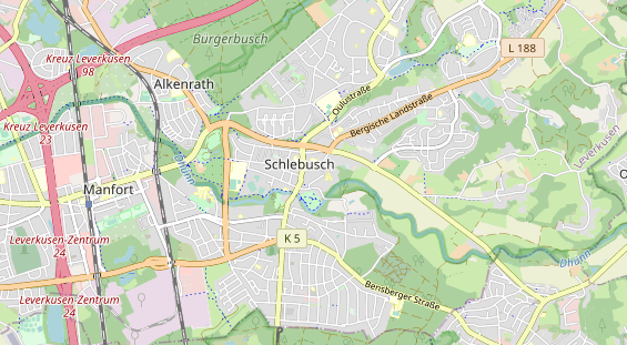 physical therapy on map