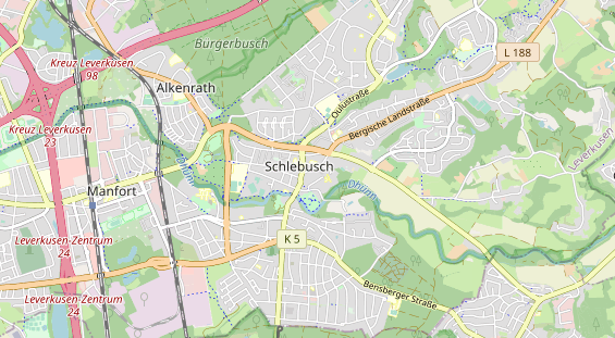 physical therapy on map