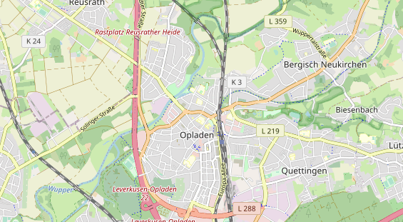 physical therapy on map