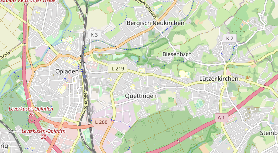 physical therapy on map