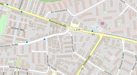 Physiotherapie auf Satellitenbild