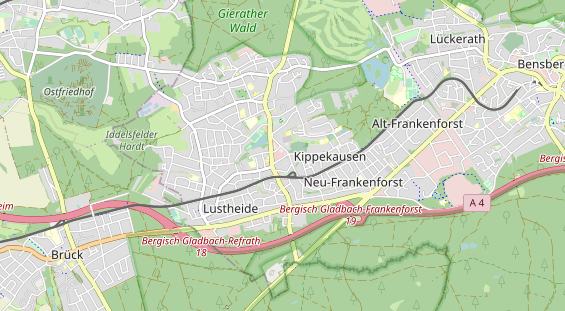 physical therapy on map