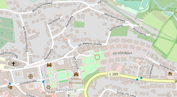 Physiotherapie auf Satellitenbild