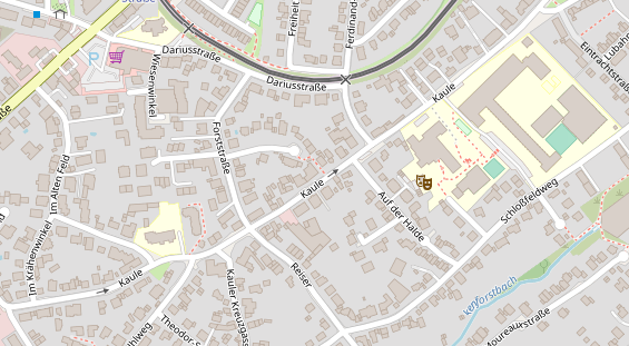 Physiotherapie auf Satellitenbild