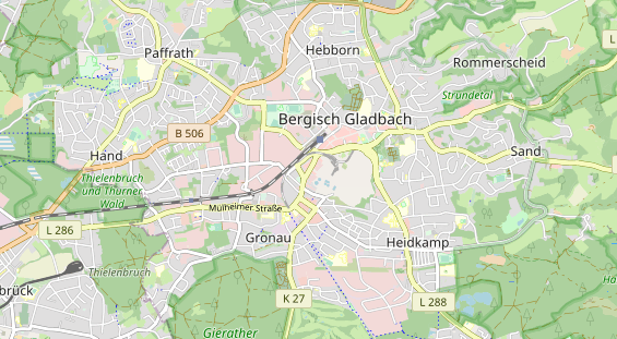physical therapy on map