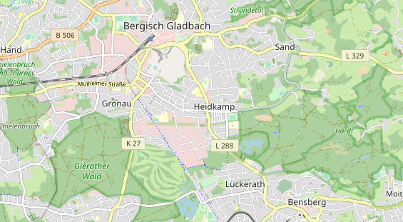 physical therapy on map