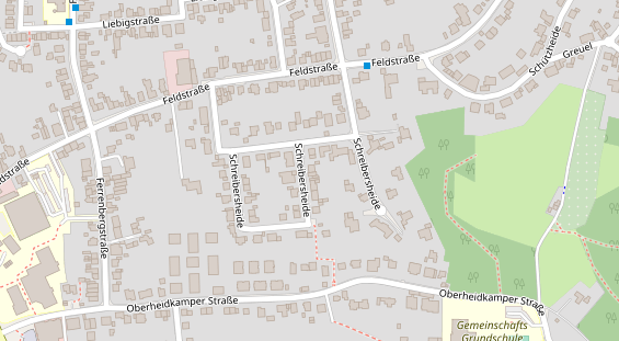 Physiotherapie auf Satellitenbild