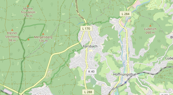 physical therapy on map