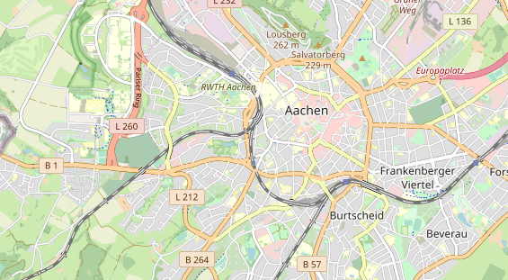 physical therapy on map