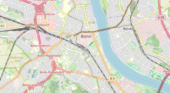physical therapy on map