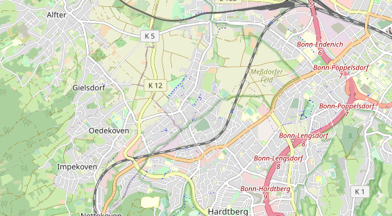 physical therapy on map