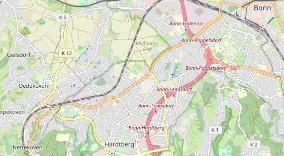 physical therapy on map