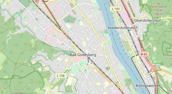 physical therapy on map