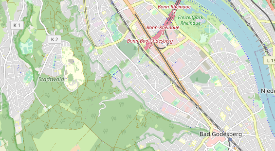physical therapy on map