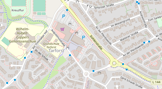 Physiotherapie auf Satellitenbild