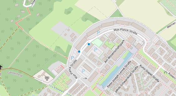 Physiotherapie auf Satellitenbild