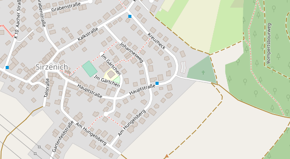 Physiotherapie auf Satellitenbild