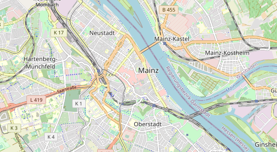 physical therapy on map