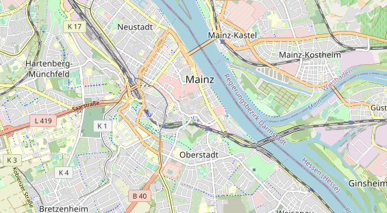 physical therapy on map