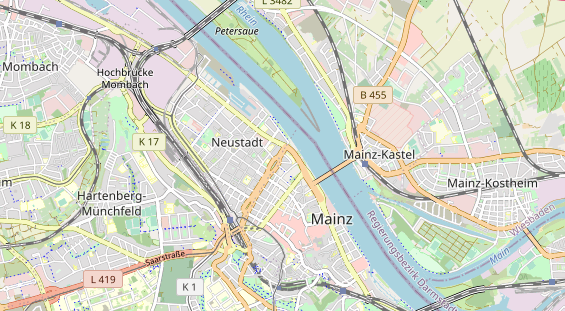 physical therapy on map