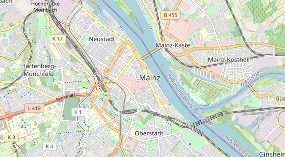 physical therapy on map