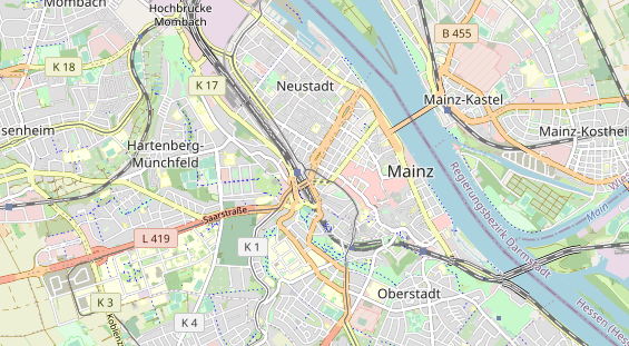 physical therapy on map