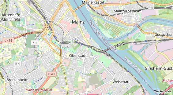 physical therapy on map