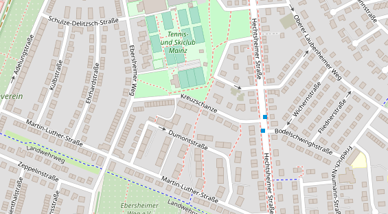 Physiotherapie auf Satellitenbild