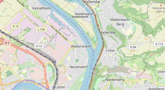 physical therapy on map